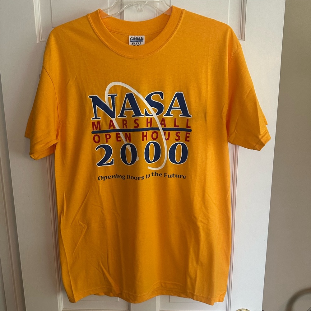NASA Marshall Open House 2000 Yellow T-Shirt Size Large
